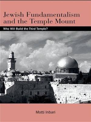 cover image of Jewish Fundamentalism and the Temple Mount